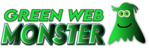 Green Web monster Logo