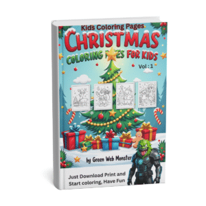 Christmas Coloring Pages for Kids: Festive Activity Book (Green Web Monster) Christmas Coloring Pages for Kids: Festive Activity Book (Green Web Monster)