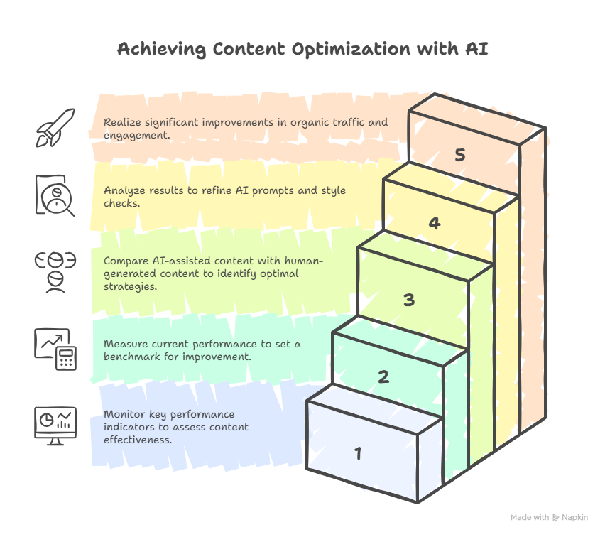 AI Content Workflow by green web monster