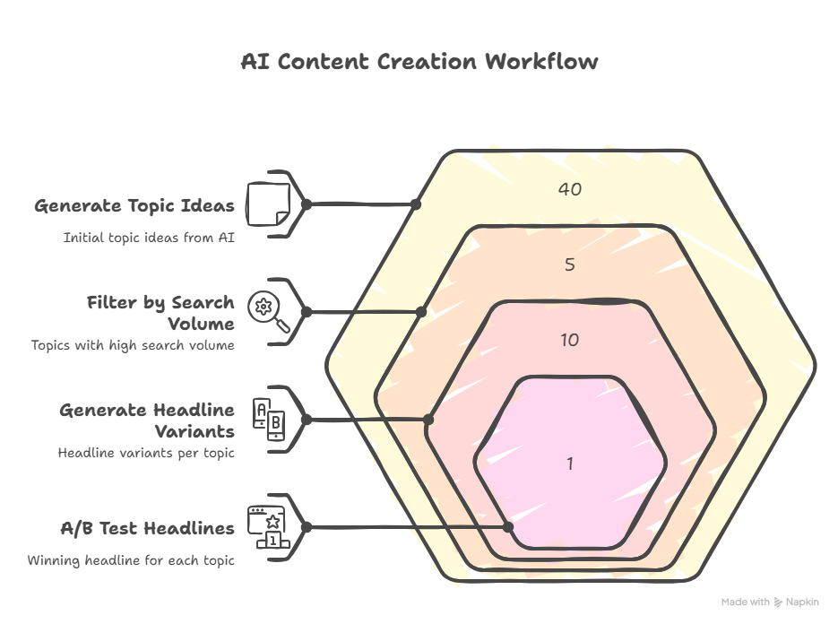ai content creation by green web monster