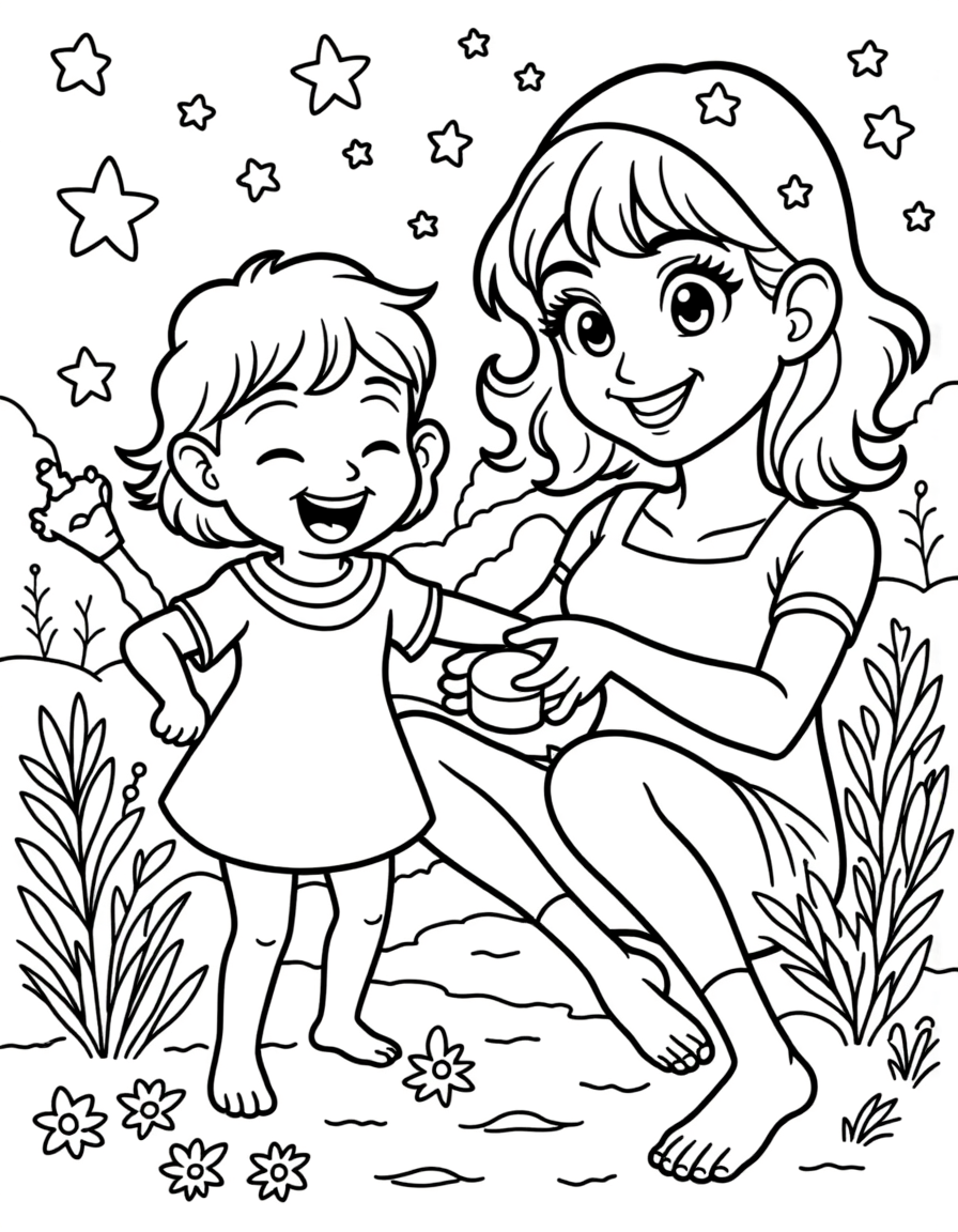 Christmas Coloring Pages for Kids: Festive Activity Book (Green Web Monster) - Image 7